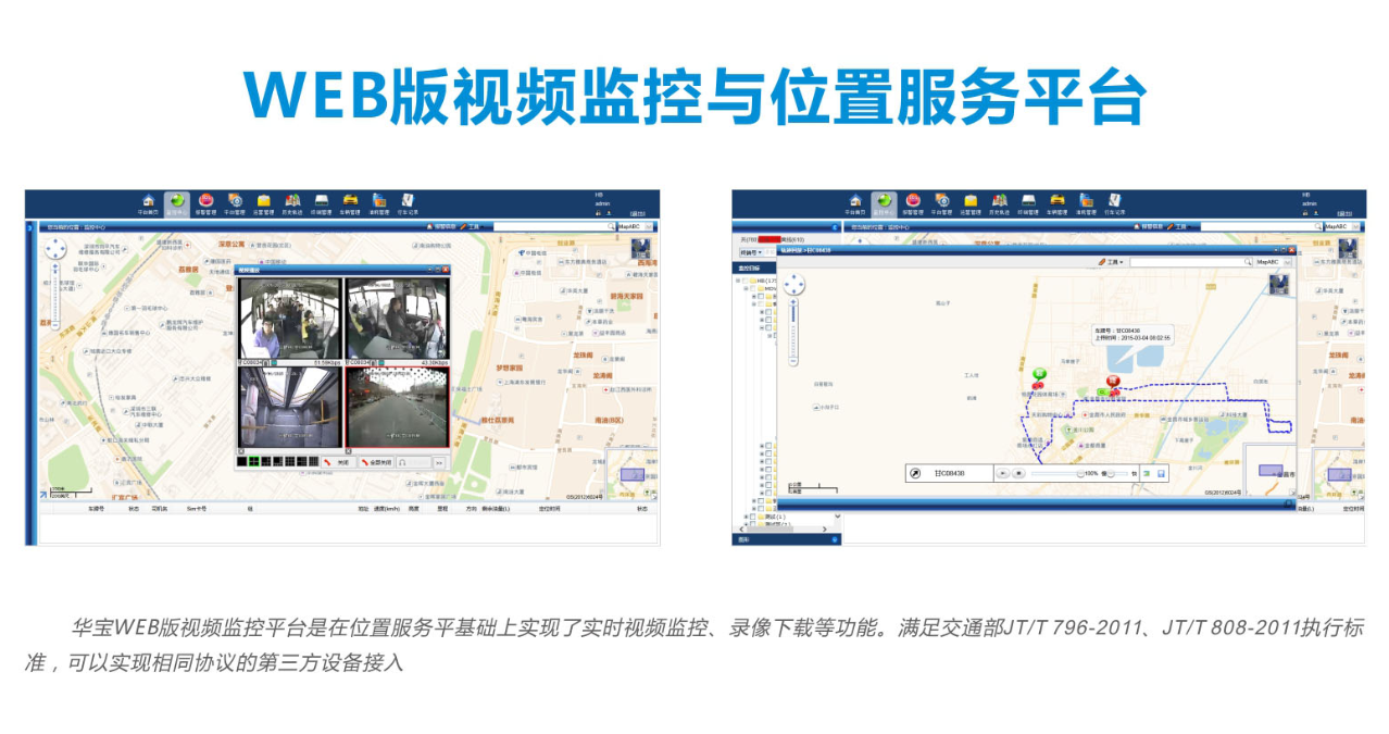 WEB版視頻監控與位置服務(wù)平臺